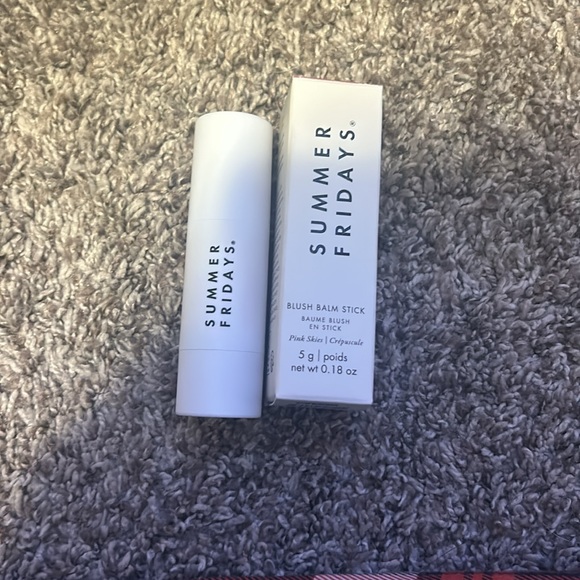 summer fridays blush balm stick shade pink skies - Picture 2 of 3